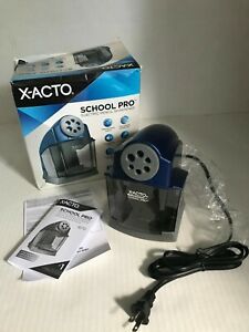 X-ACTO School Pro Electric Pencil Sharpener 1670, Blue
