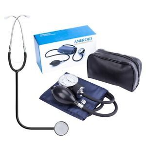 Manual Blood Pressure Monitor Diastolic Sphygmomanometer Medical Doctor Stethosc