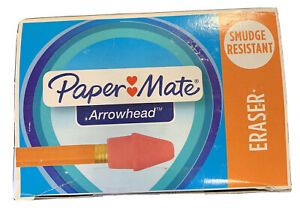 Paper Mate - Arrowhead Pink Rubber Eraser Caps - Smudge Resistant - 144 ct Box