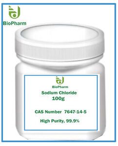 Sodium Chloride Crystals  99+% 500 Grams (NaCl)