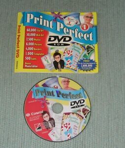 &#034;Print Perfect&#034; DVD-ROM, &#034;The Font Factory&#034;, AND &#034;Key Clip Art&#034; CLIPART-FABULOUS
