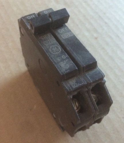 GE 2 Pole 50 Amp Circuit Breaker THQP250 1/2 Size