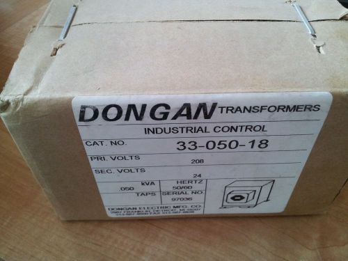 Dongan Transformer 33-050-18 &#034;NEW&#034;
