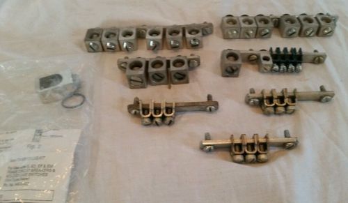 Lot of misc lug sets ground lug termination lug read details and view pics. for sale