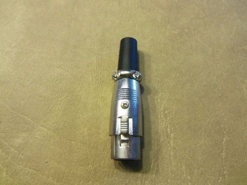 Weltron 3Pin XLR Mic Female Nickel Plated Part # 44-247