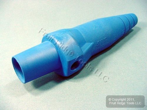 New leviton blue cam-type plug insulator sleeve female ect 16 series 16sdf-22b for sale