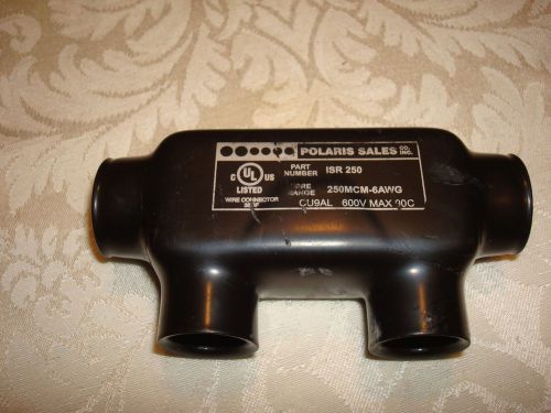 Polaris isr series in-line insulated connector 250 mcm-6 awg free shipping for sale