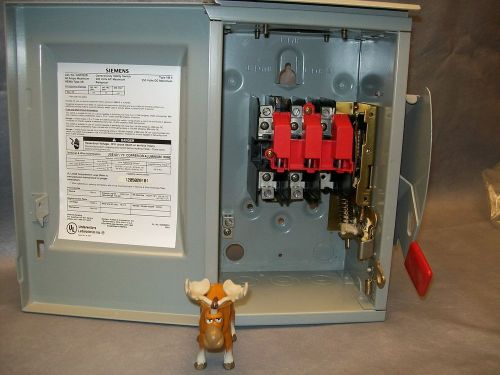 Siemens gnf322r general duty safety switch nema type 3r 60 amps 250 volts max. for sale