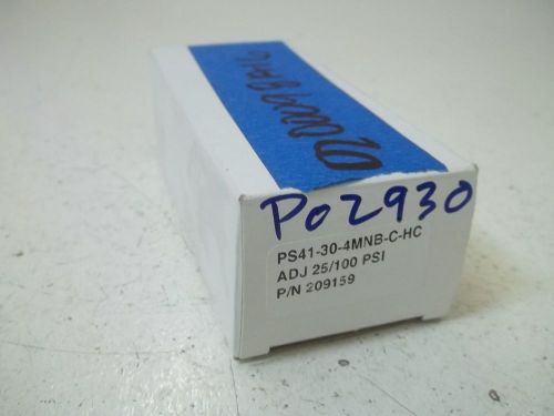 GEMS PS41-30-4MNB-C-HC PRESSURE SWITCH *NEW IN A BOX*
