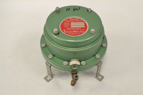 Solon 7ps2pw pressure 0-100in-h2o switch 125/250/480v-ac 15a amp b320920 for sale