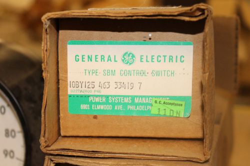 New ge sbm control switch 10by125 463 334197 for sale