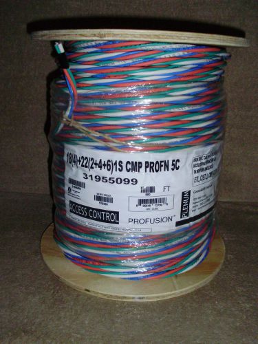 Composite access cable plenum 500 ft spool lock reader rex contact honeywell cmp for sale