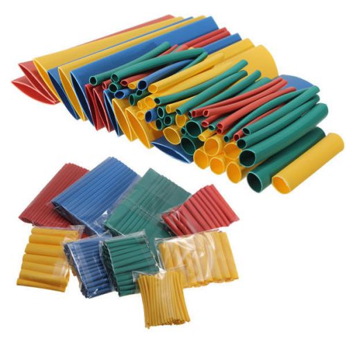 260pcs HeatShrink Wire Wrap Assortment Tube Electrical Connection Cable Sleeve