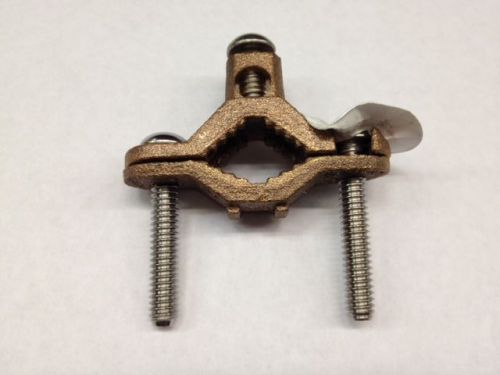 Eritech bronze grounding pipe clamp 1/2&#034;-1&#034; direct burial cwp1ju (10 sol 2 str) for sale
