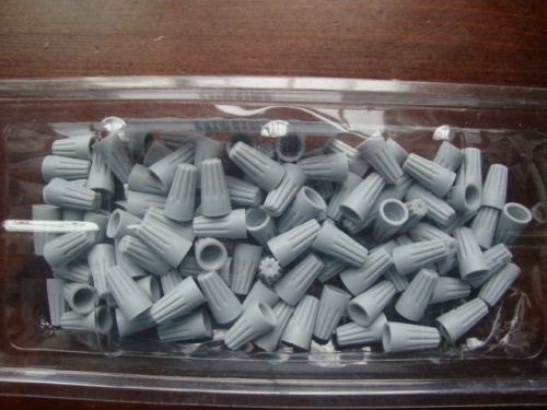 Grey  wire-nut wire connectors - 1000 pack  act for sale