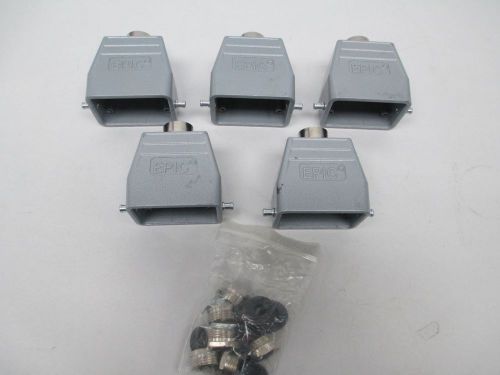 Lot 5 new lapp usa 10.0110 steel hood box enclosure epic connector d274836 for sale