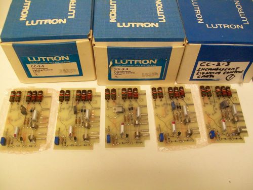 (5) lutron incandescent control card module cc-2-3 for use with da-2500 &amp;da-3600 for sale