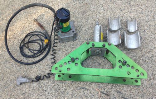 Greenlee 777 Hydraulic Conduit Segment Bender with 915 Hydraulic Pump