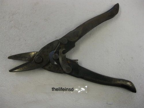 VINTAGE COLLECTIBLE DUNLAP TIN SNIPS WIRE CUTTERS 4542 1940&#039;s (E4)