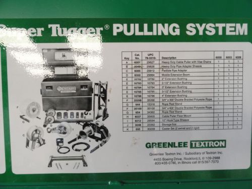 Greenlee 6003 wire tugger for sale
