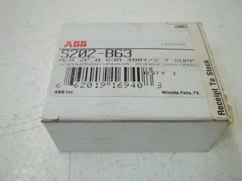 ABB S202-B63 *NEW IN A BOX*