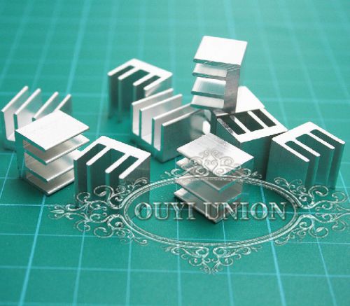 16pcs 13*13*11mm aluminum heat sink heatsink chip for led ic power transistor for sale
