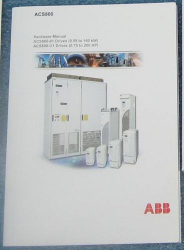 ABB 3AFE64382101 HARDWARE MANUAL FOR AES800 MOTOR DRIVES - USED, GOOD CONDITION