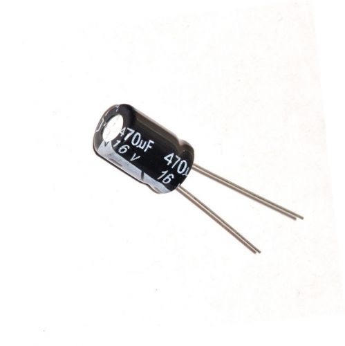10pcs 470uf 16v 105c 8mm*12mm radial electrolytic capacitors for sale