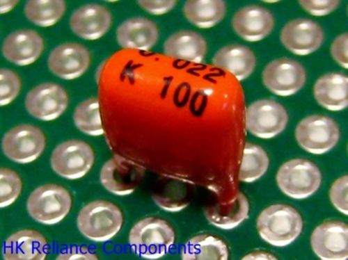 20x 0.022uf 100v metallized polyester pe film capacitors, 22nf, pilkor for sale