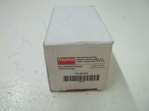 Dayton 6flu9 motor start capacitor 165vac  *new in a box* for sale