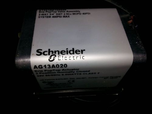 Schneider Electric VT2312G13A020 24V 50/60Hz 6.5W 2-Way 3/4&#034;SW 2.5Cv Erie PopTop