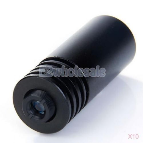 10pcs Black 45mm Industrial Laser Diode House Housing Case Replacement with Lens