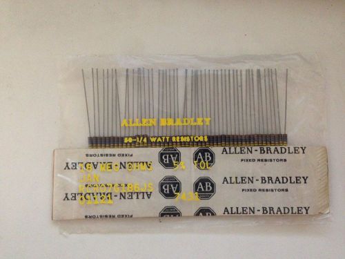 *NEW* 50 Allen Bradley Carbon Comp Resistors 18 MEG ohms 1/4 watt 5% Tol