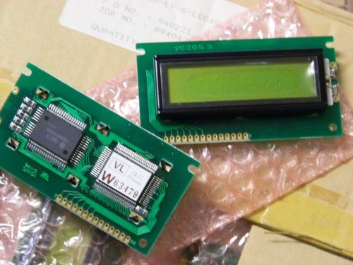 Lcd display module 2x16 digital readout, (x2 pc&#039;s) for sale