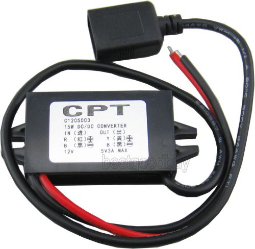 8-22V to 5V DC to DC buck converter power supply USB output Voltage Regulator