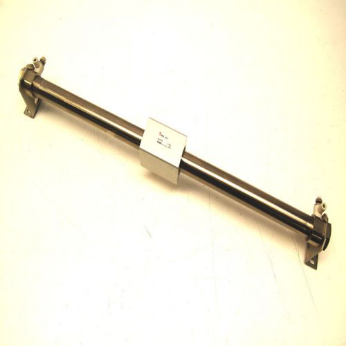 Smc cy3b25-450 magnetically coupled rodless pneumatic cylinder 450mm stroke for sale