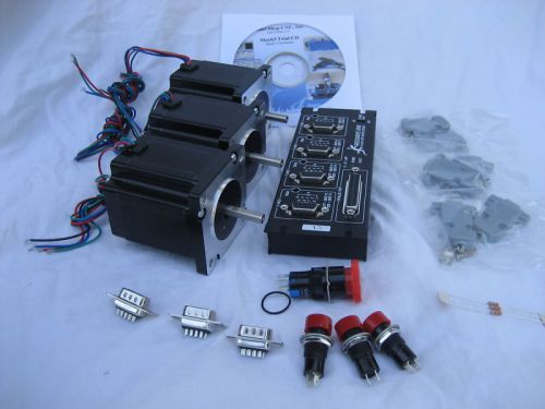 Gecko g540 3 nema23 steppers 300 oz/in mach3 for sale