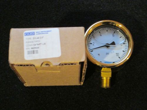 Wika 213.40 2.5&#034;, 0-10psi pressure gauge, 1/4&#034;npt lm, 9629548 for sale