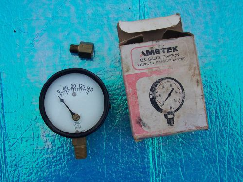Vintage ametek  p531 gauge 0-160 psi 2 1/2&#034; for sale