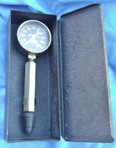 Vintage gauge steampunk  compression meter tool hygrade products 2.5 no. cheap for sale
