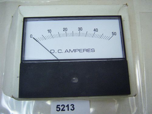 (5213) API Instruments DC Amperes 0-50 Model # 504