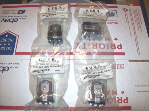 4-OMRON MJN3CIN- AC120 Relay, 10A 11 Pins,3PDT WITH LED AND PUSH BUTTON