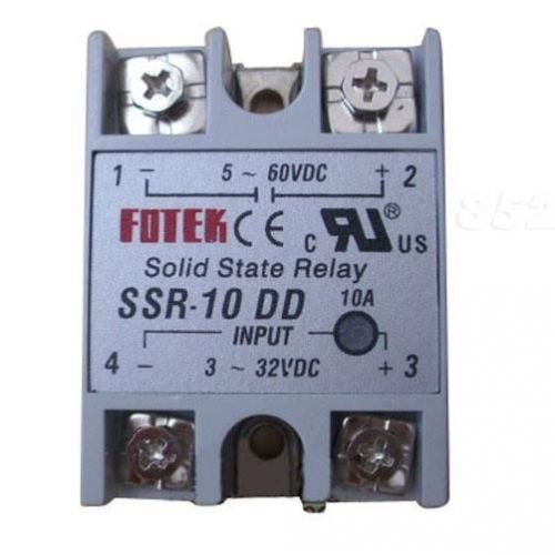 Solid State Relay SSR-10 DD DC-DC 10A 3-32VDC Input 5-60VDC Output SHPP