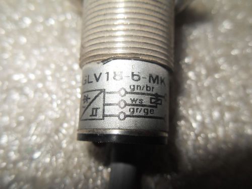 (X14-3) 1 USED VISOLUX GLV18-6-MK-1760 PROXIMITY SENSOR