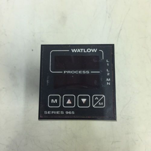 WATLOW SERIES 965 TEMPERATURE CONTROLLER 965A-3CD0-0000 RED LCD TEMP CONTROL