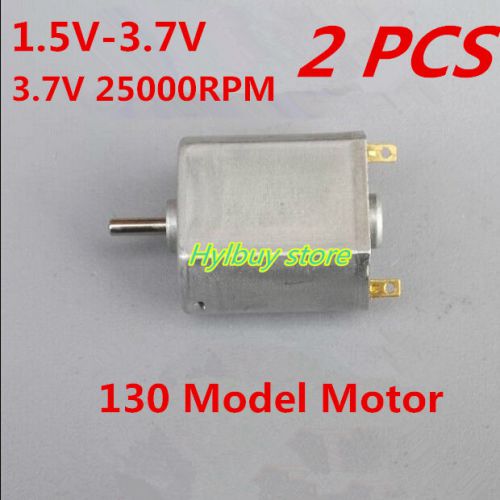 2pcs DC1.5V-3.7V 25000rpm small motor high-speed for Car boat DIY