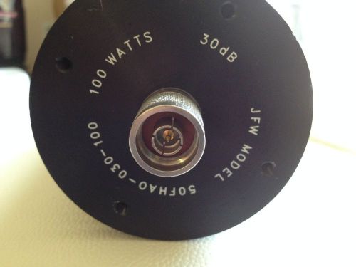 JFW 50FH-030-100, 100 watt, 30 DB attenuator, N-male-N-female