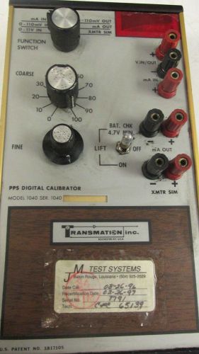 Transmation 1040 calibrator Used BR