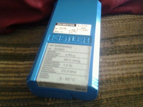 Kistler 8636b50m05 accelerometer range +-50g sensitivity 99.8mv/g