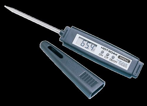 General Tools HDT304K Deluxe Digital Stem Thermometer with Data Hold